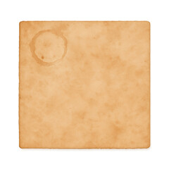 Vintage Coffee Stained Memo