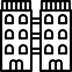 aparment illustration on a white background     