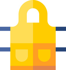 apron illustration on a white background    