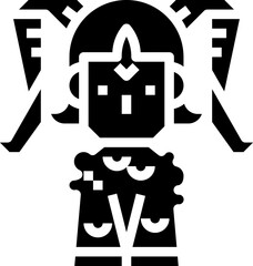 aries illustration on a white background    