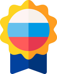 badge illustration on a white background     