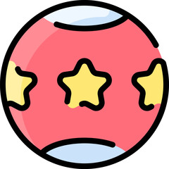 ball illustration on a white background     
