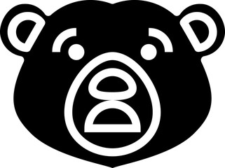 bear (2) illustration on a white background     