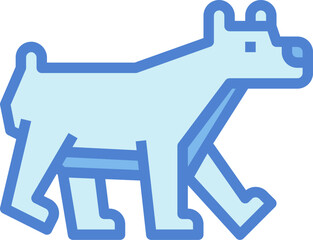 bear illustration on a white background     