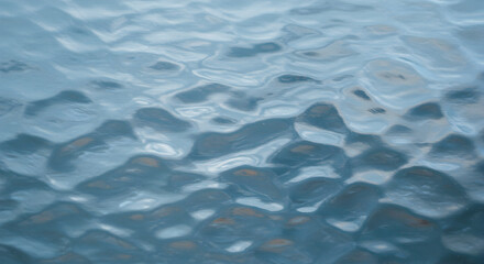 Abstract Water Texture Background In Blue Light For Designs