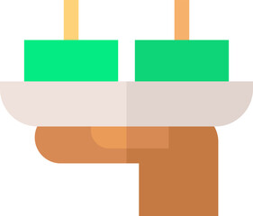 canape (2) illustration on a white background     