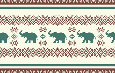 seamless pattern with horses