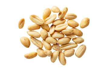 Tasty and Nutritious Peeled Peanuts Transparent Background

