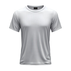 Plain white short-sleeved t-shirt