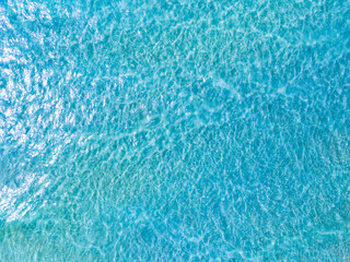 Aerial view sea surface water background,Nature ocean sea background,Top view nature sea surface background