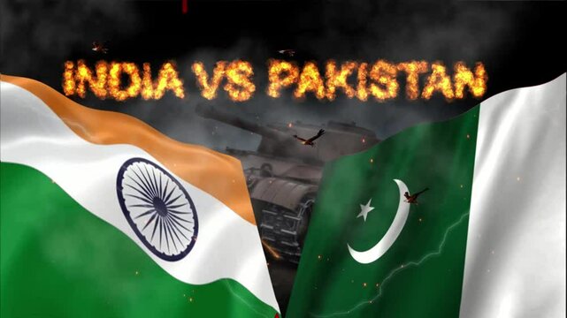 Indus Water Treaty Suspended Between Bharat and Pak Hydropolitics Concept. Illustrates Conflict Diplomacy, Environmental Issues, Geopolitical Implications, Pahalgam Kashmir, India vs Pakistan Relation