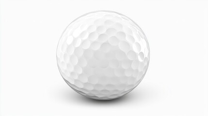 Golf ball, white, dimpled (1)