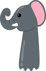 Cute Cartoon Elephant Number 1