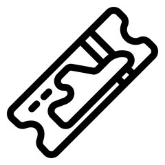 flight ticket icon