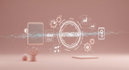 Modern technology concept illustration