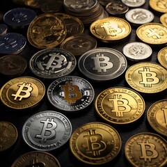 Bitcoin background cryptocurrency coins