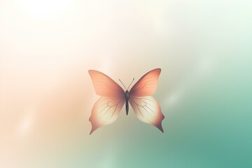 abstract background with butterfly