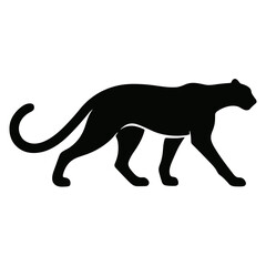 Fototapeta premium cheetah silhouette