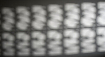 Light And Shadow Play Creating An Abstract Rhythmic Pattern On Wall Surface