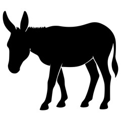 donkey silhouette