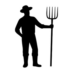 Farmer Silhouette