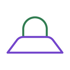 Abstract minimalist design featuring geometric shapes in contrasting colors