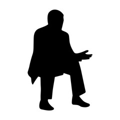 Sitting People Silhouette