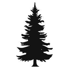 wild tree silhouette