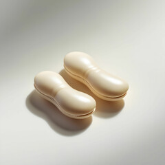 Fresh navy beans isolated