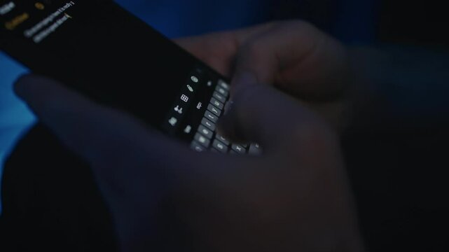 Typing Notes Digitally With Predictive Text On Phone