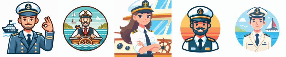 Vector of a captain