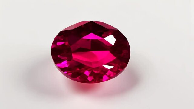 natural red crystal