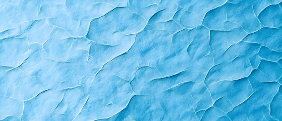 Blue Cracked Painted Wall Texture
