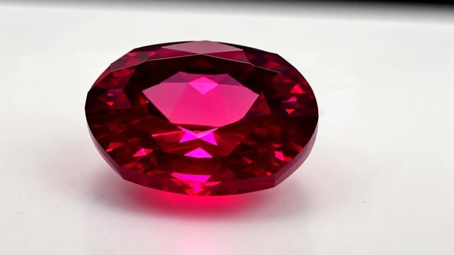 natural red crystal