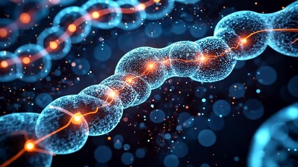 Abstract representation of biological processes. - Powered by Adobe