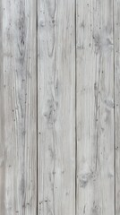 Fototapeta premium White Painted Wood Wall, Natural Grain, Vertical Planks, Rustic Surface, Texture