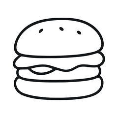 Hand Drawn Burger