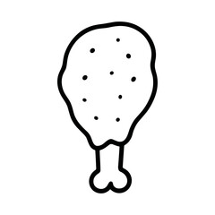 Hand Drawn Drumstick