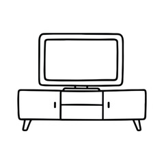 Doodle TV Dresser and Shelve