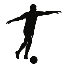 Soccer Player Silhouette