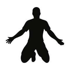 Soccer Player Silhouette