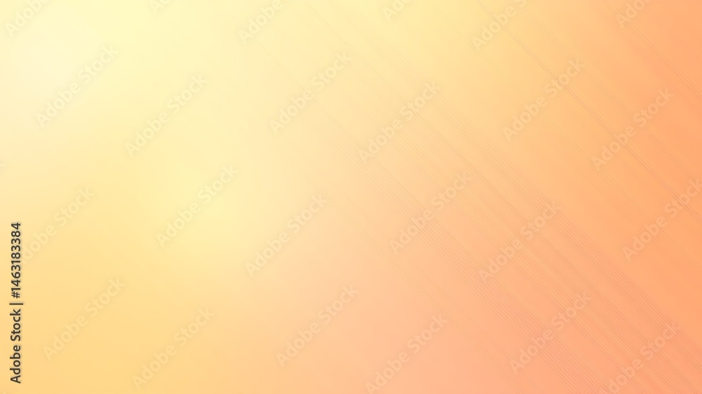 Poster soft peach and yellow gradient background with subtle diagonal textural lines