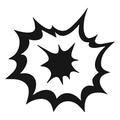 Comic Explosion and Impact Element