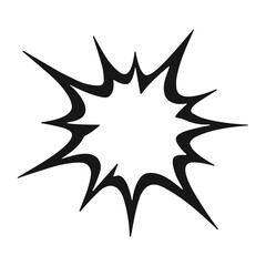Comic Explosion and Impact Element