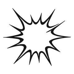 Comic Explosion and Impact Element