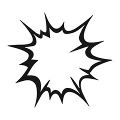 Comic Explosion and Impact Element