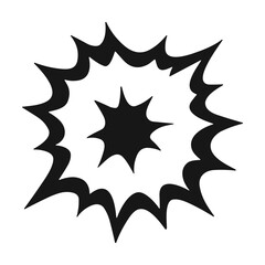 Comic Explosion and Impact Element