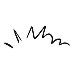 Comic Action Doodle Element