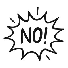 Comic Speech Bubble With Text