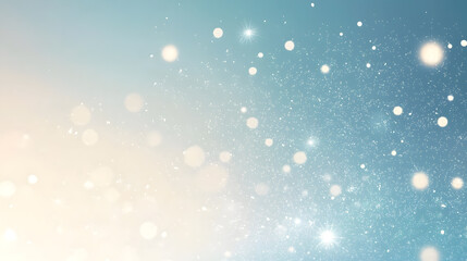 Pastel birthday celebration with confetti and balloons sky blue party background joyful atmosphere